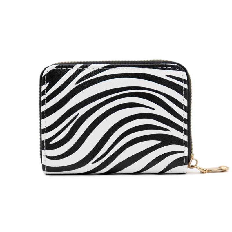 Wholesale Leopard Print Large Capacity Wallet Accordion Card Holder